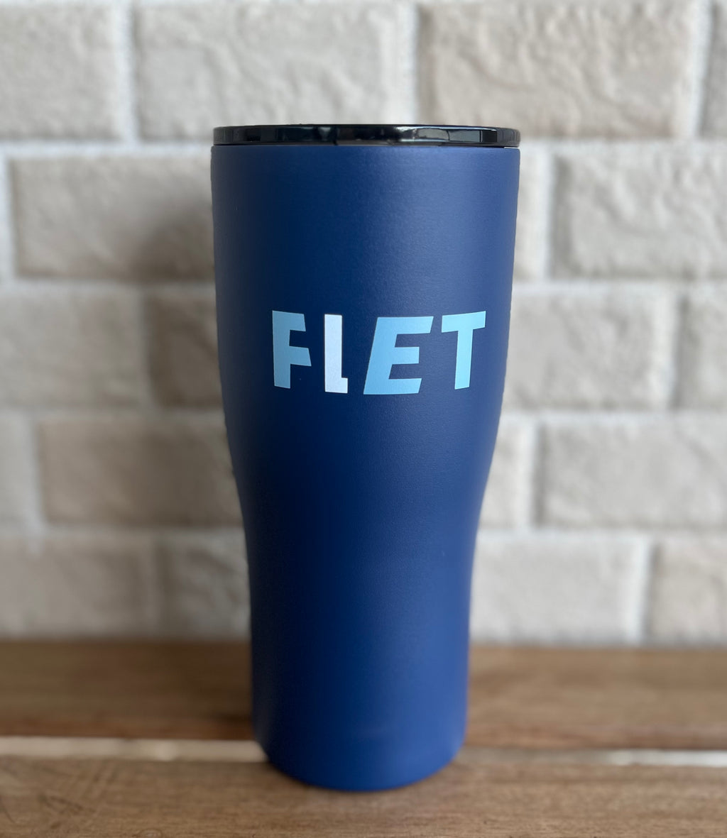 ネイビー値下げ中！【24時間保冷・冷却／5時間保温】FLETタンブラー